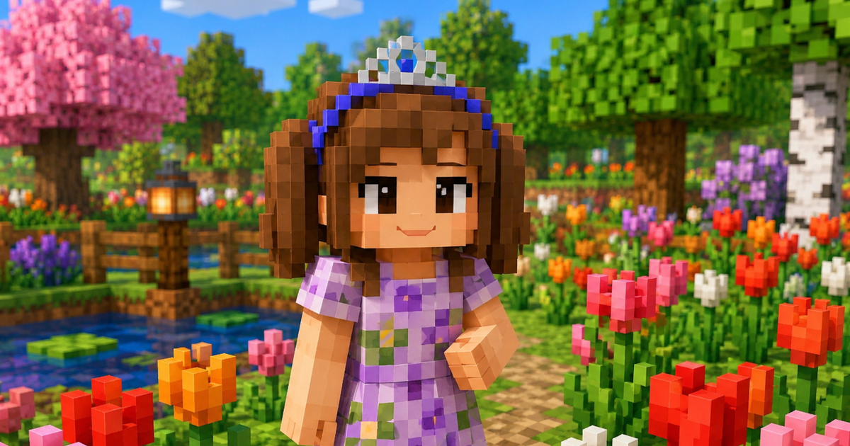 Chelsea Plays Minecraft